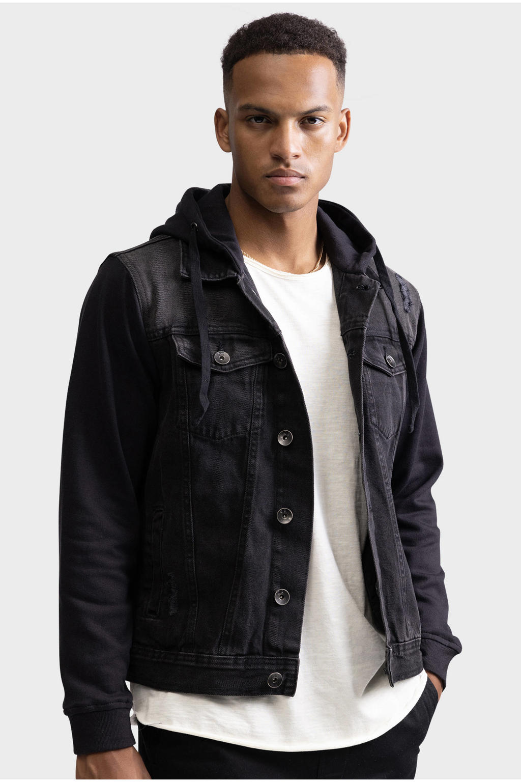 Redefined Rebel spijkerjas - zwart