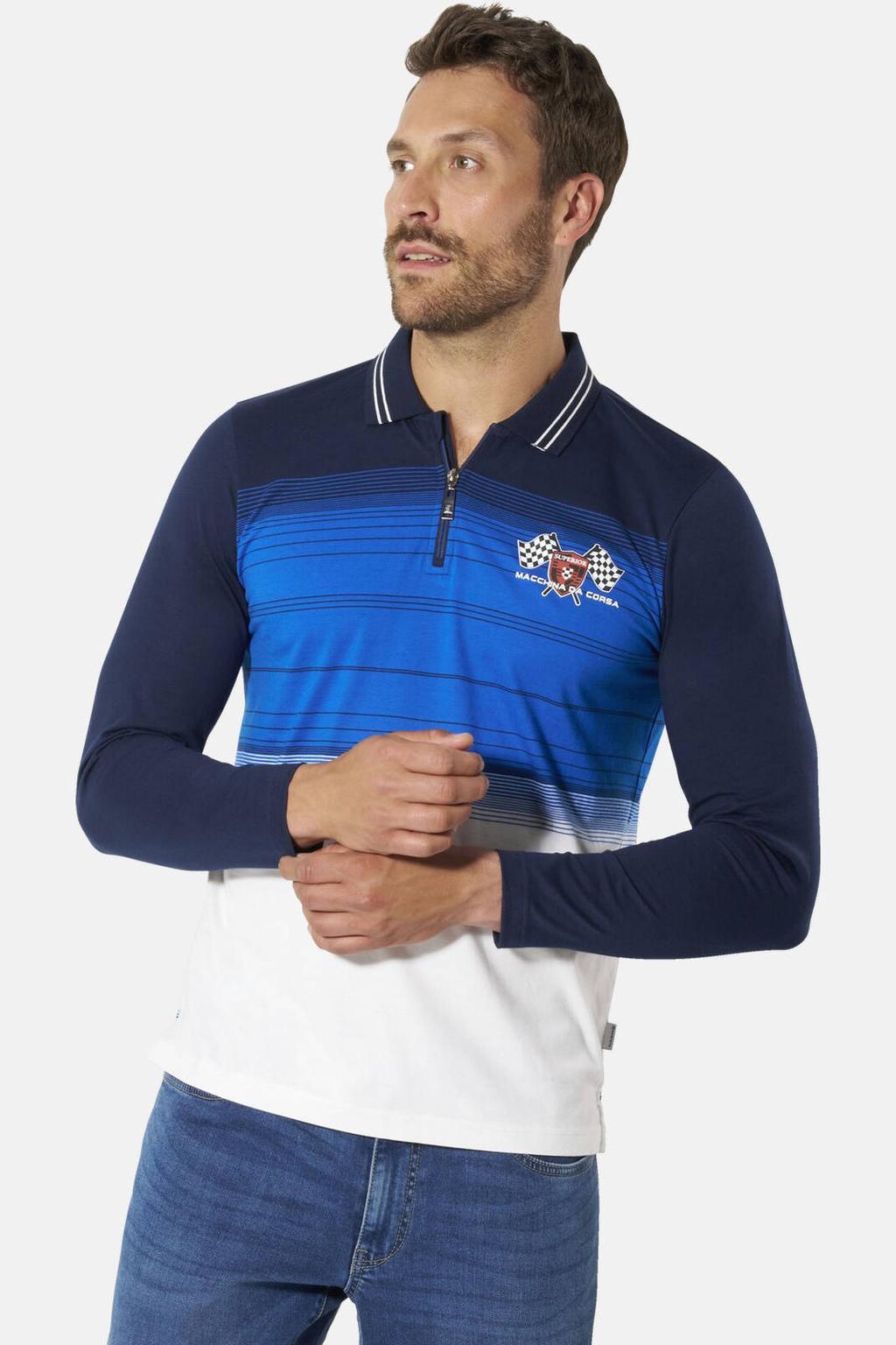 Babista polo Plus Size - blauw