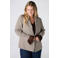 MS Mode Plus Size geruite regular blazer - bruin