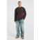 America Today relaxed fit longsleeve met backprint - bruin