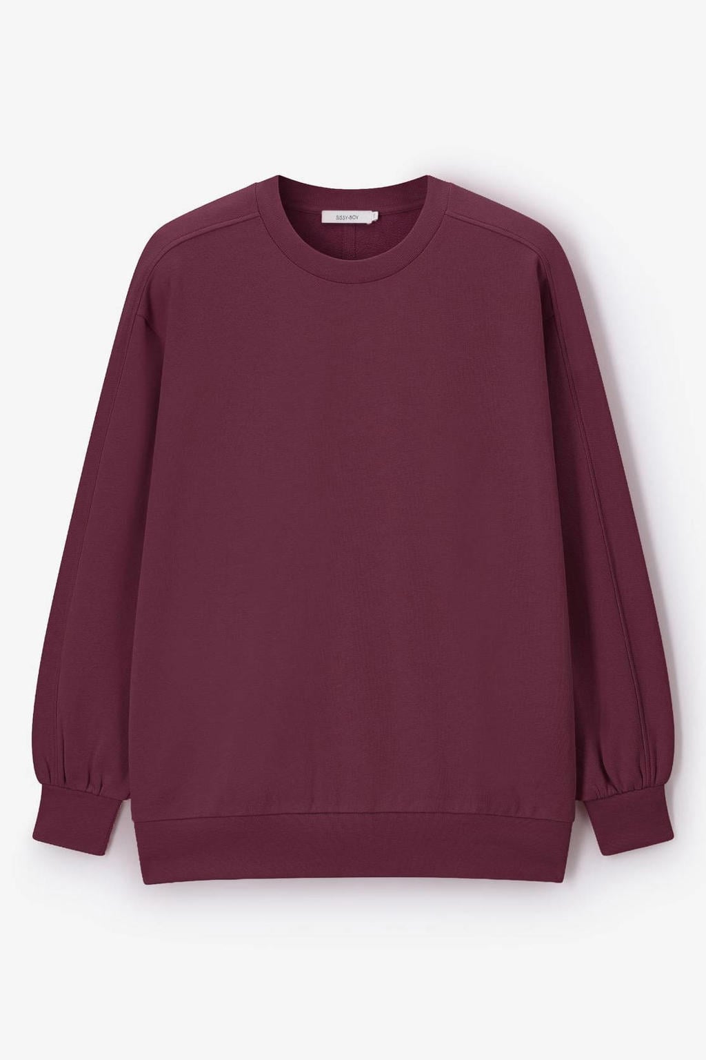 Sissy-Boy katoenen sweater - donkerrood