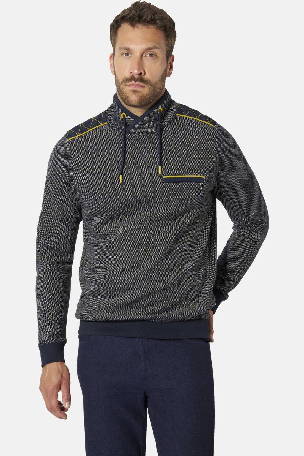 Babista katoenen trui Plus Size - donkerblauw