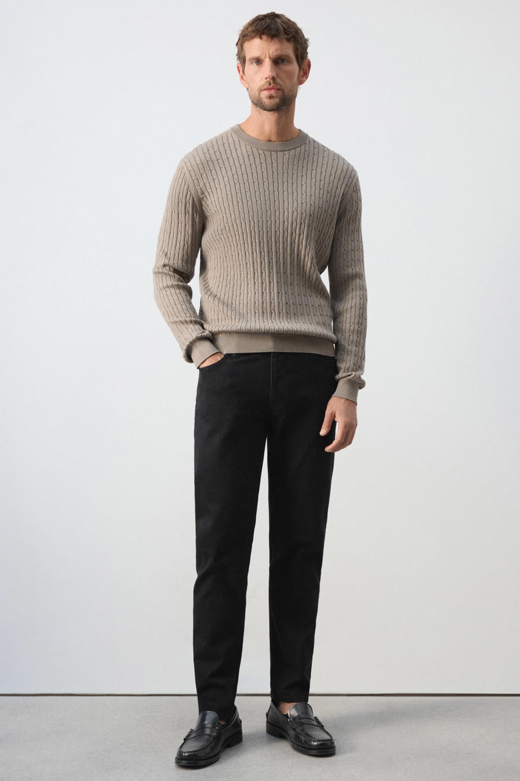 Mango Man Patrick slim fit jeans - zwart