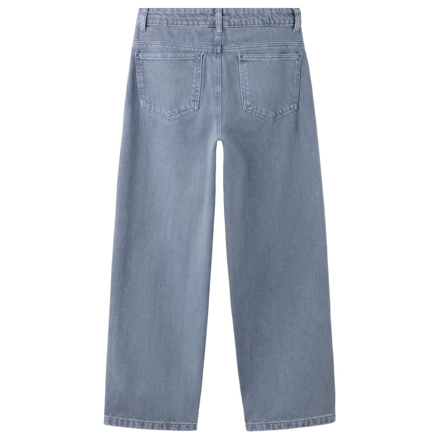 Mango Kids straight leg jeans blauw