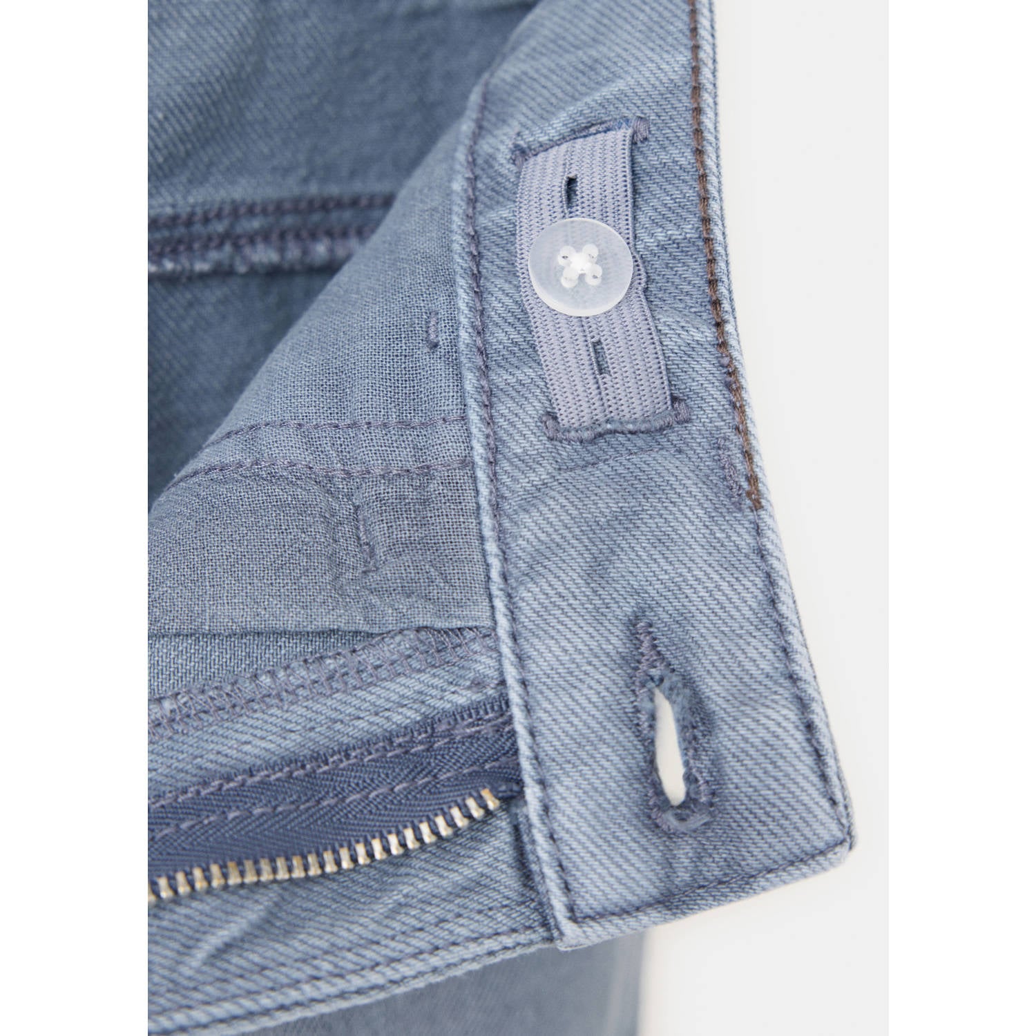 Mango Kids straight leg jeans blauw