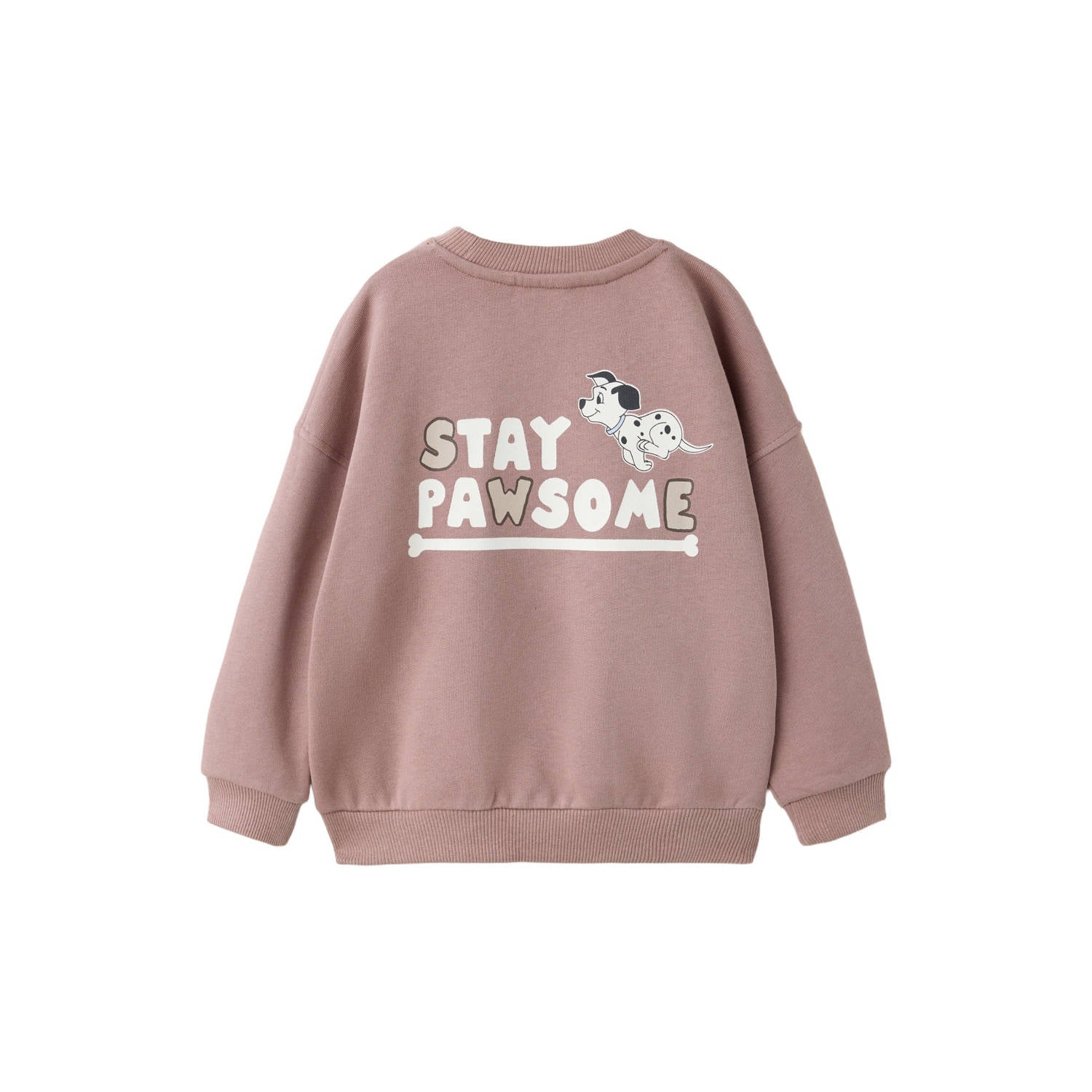 Mango Kids 101 Dalmatiërs sweater met backprint oudroze