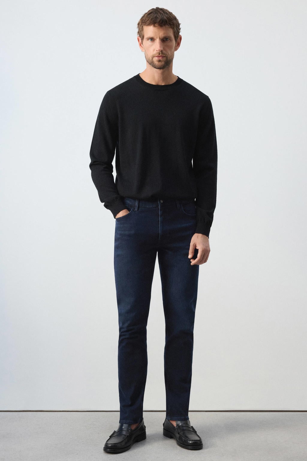 Mango Man Patrick slim fit jeans - blauw