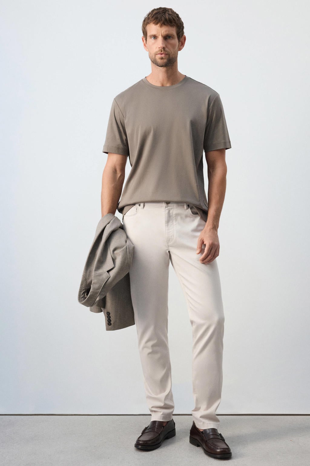 Mango Man regular fit jeans - naturel wit