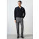 Mango Man regular fit jeans - donkergrijs