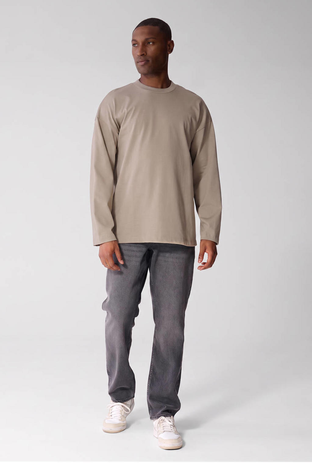 Shoeby relaxed fit longsleeve - bruin