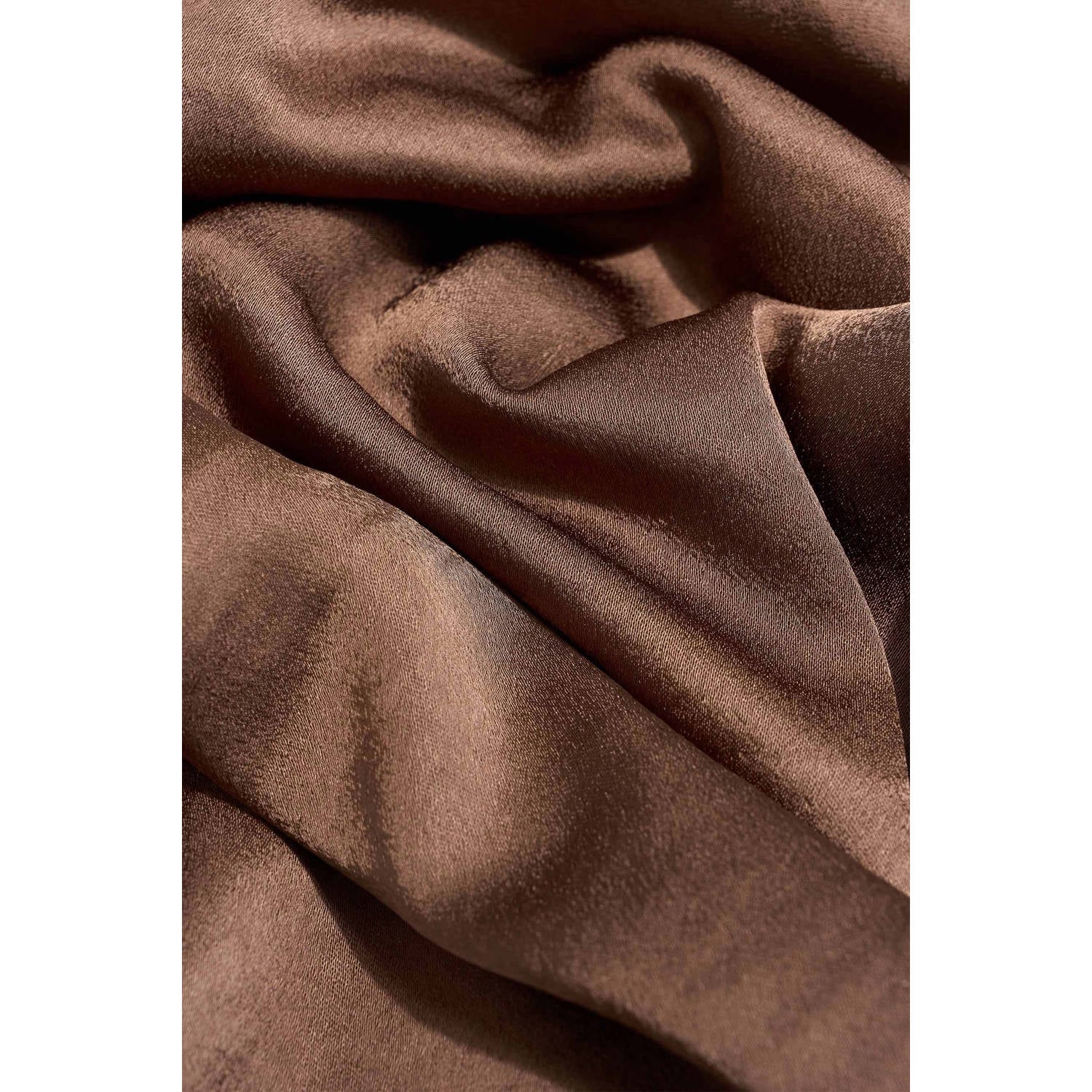 Expresso satijnen blousetop bruin