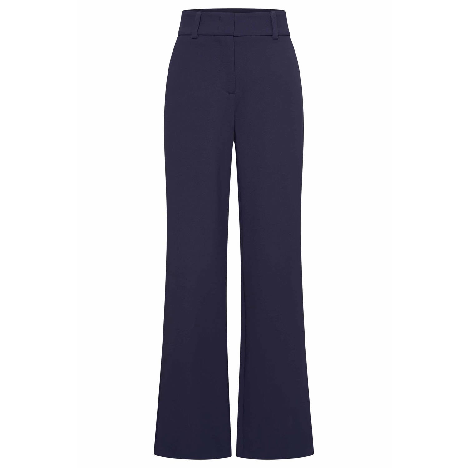 Expresso flared broek blauw