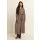 Expresso blousejurk met ceintuur en print - meerkleurig