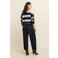 Expresso regular waist barrel jeans - donkerblauw