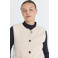 FREEQUENT teddy rechtvallend gilet - ecru