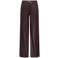ONLY wide leg casual broek - donkerrood