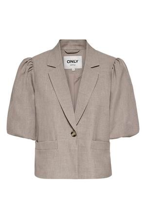 regular fit blazer - taupe