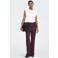ONLY regular fit flared broek - donkerrood