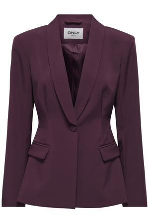 getailleerde blazer - donkerrood