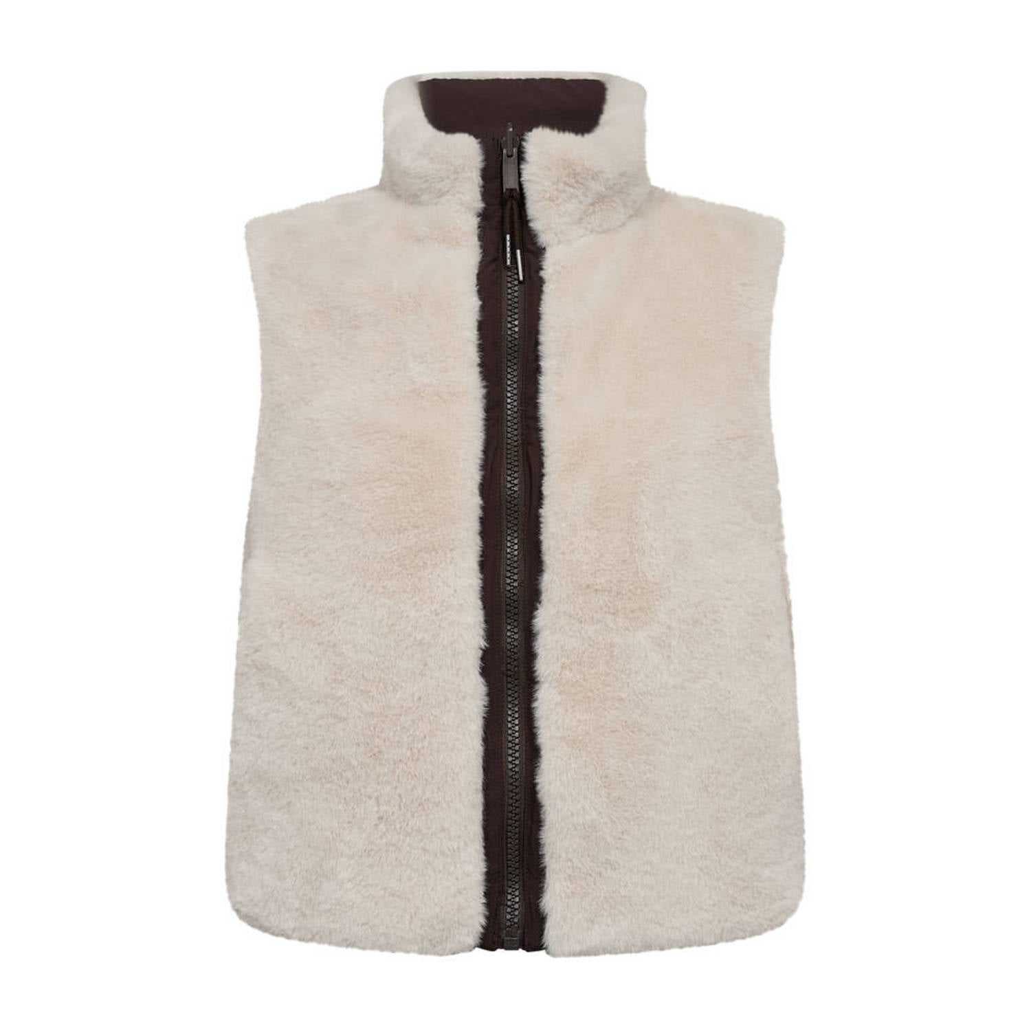 FREEQUENT bodywarmer donkerbruin