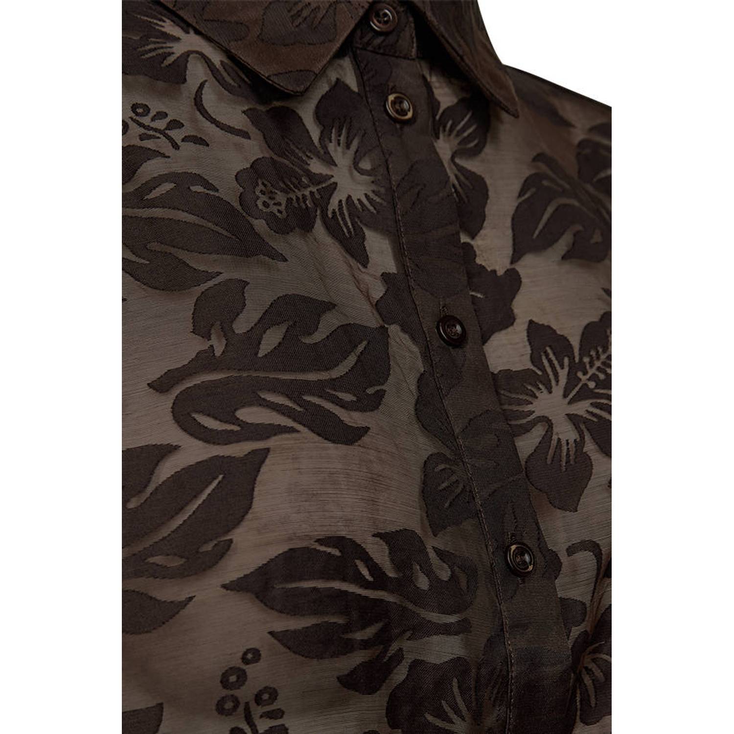 FREEQUENT gebloemde blouse bruin