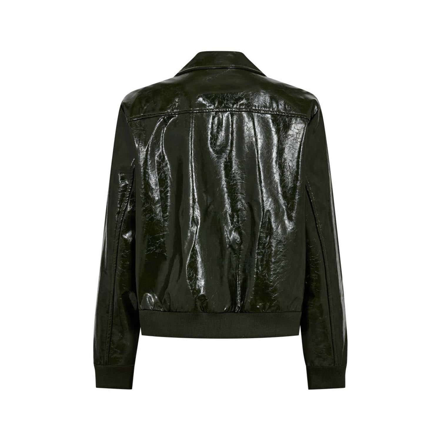 FREEQUENT jacket donkergroen
