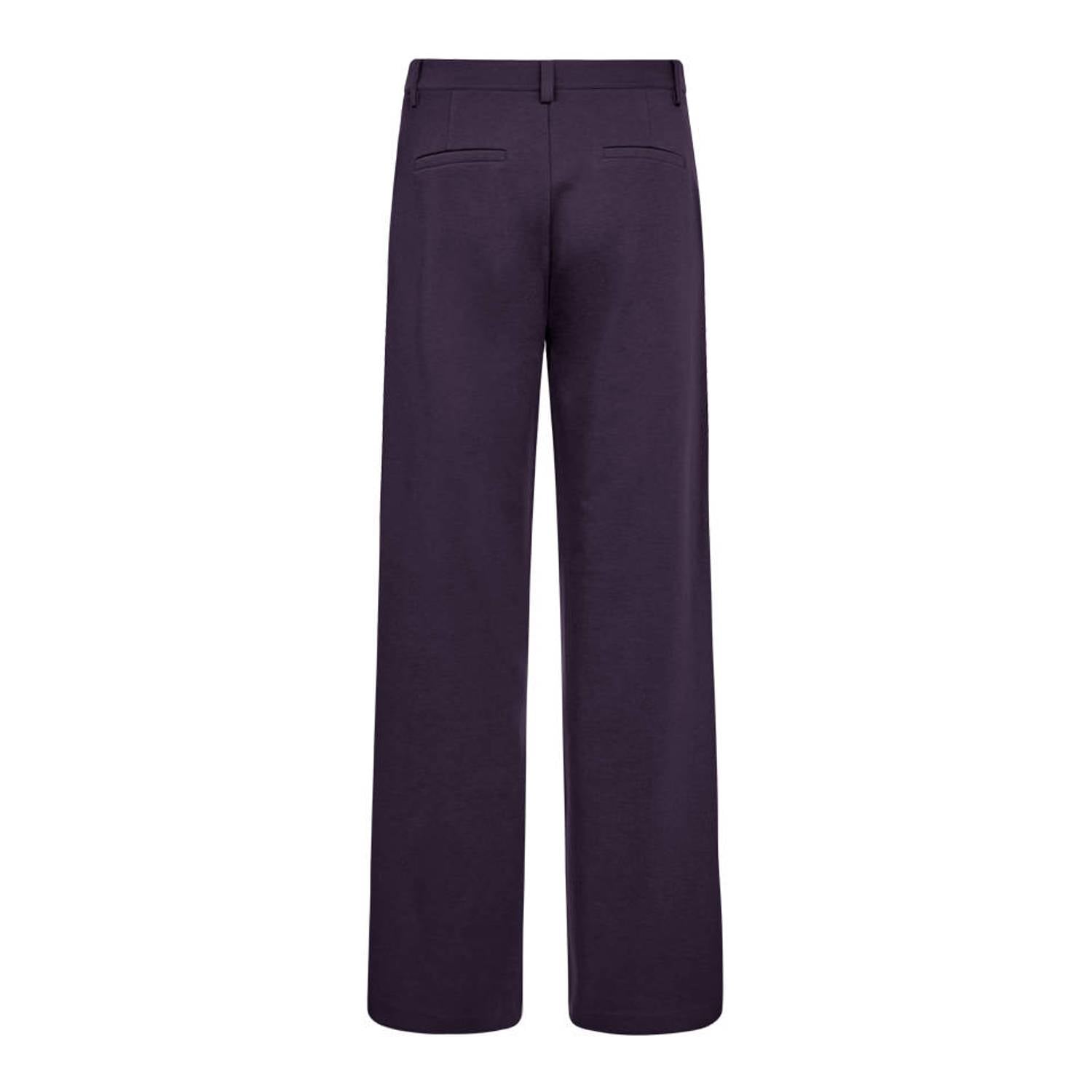 FREEQUENT regular fit pantalon paars