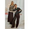 FREEQUENT maxi rok - bruin