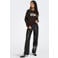 ONLY oversized sweater met tekst - bruin/ecru