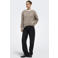 ONLY gebreide trui met wol - taupe