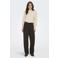 ONLY Onlgianna mw straight color pnt noos barrel jeans - donkerbruin