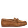 Nelson suède mocassins met studs - cognac