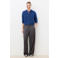 Caroll gebreid vest met wol - blauw