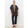 Caroll gebreid vest - donkerbruin