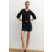 Caroll gebreid vest met wol - zwart