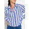 LOLALIZA gestreepte blouse - blauw