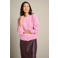 LOLALIZA gebreid vest met wol - roze