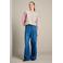 LOLALIZA wide leg jeans - medium blauw denim