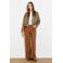 LOLALIZA wide leg jeans - bruin