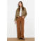 LOLALIZA wide leg jeans - bruin