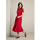 LOLALIZA midi jurk - rood