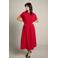 LOLALIZA midi jurk - rood