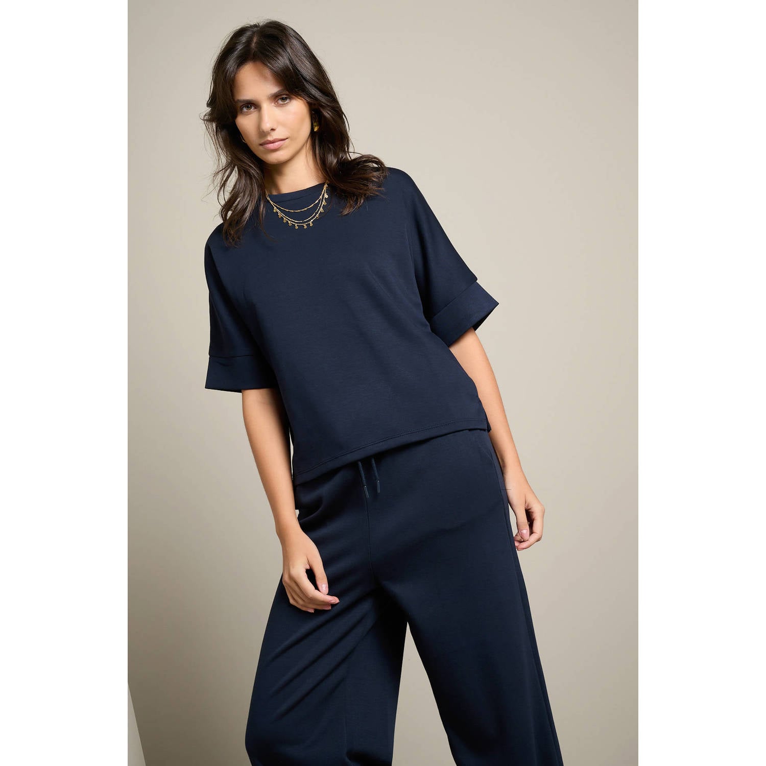 LOLALIZA T-shirt blauw
