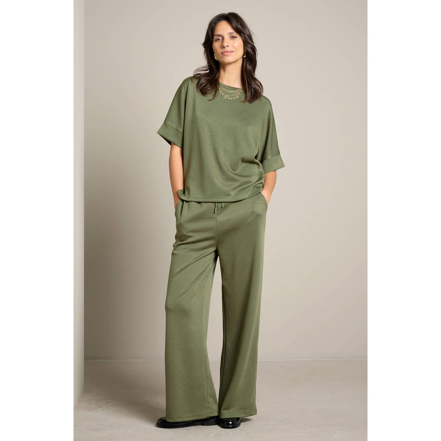 LOLALIZA T-shirt groen