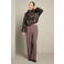 LOLALIZA straight leg broek - taupe