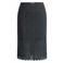 Yest Curve Plus Size kanten midi kokerrok met split - donkergrijs