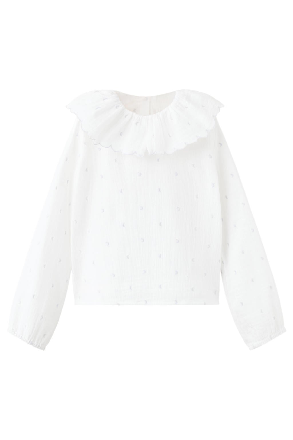 Mango Kids gebloemde blousetop - wit