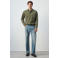Mango Man regular fit sweater - kaki