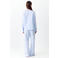 MANGO TEEN gestreepte pyjama - lichtblauw