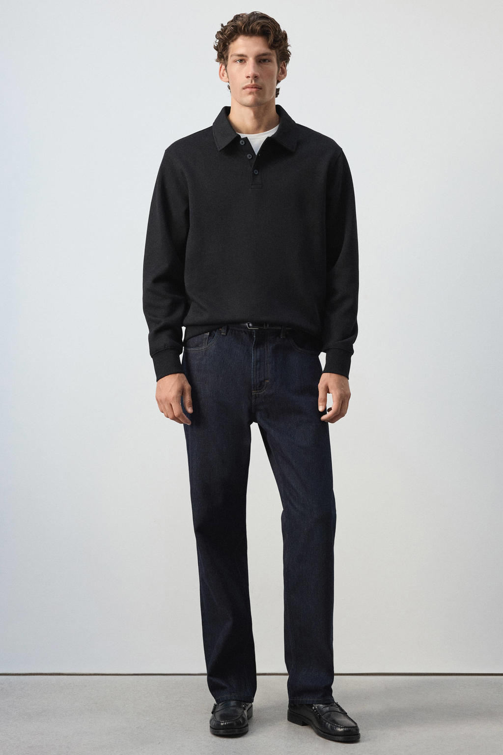 Mango Man regular fit sweater - zwart